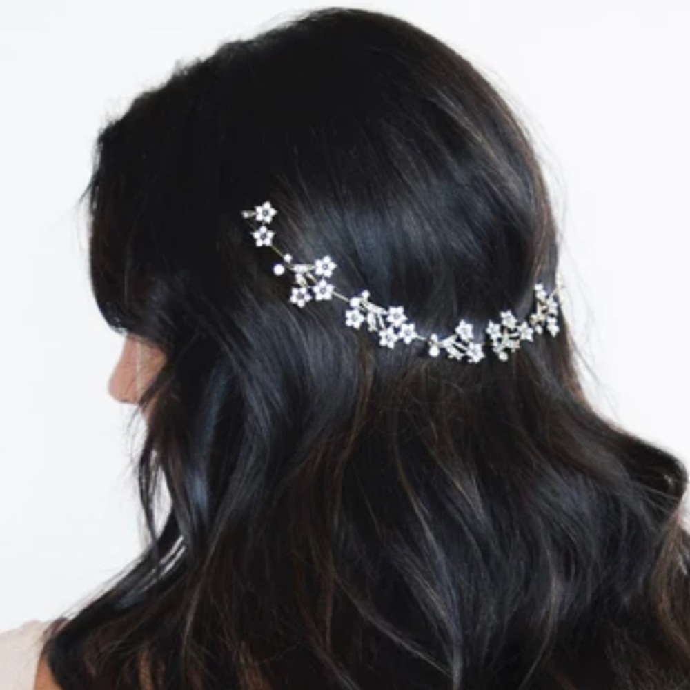 Kristin Ess the Floral Halo bridal headband